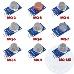 Gas Detector Sensor Module MQ-2 MQ-3 MQ-4 MQ-5 MQ-6 MQ-7 MQ-8 MQ-9 MQ-135 Air Quality Smoke Alcohol LPG Hydrogen Gases