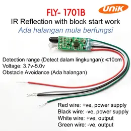 [UNIK] Infrared Sensor with Block Stop / Start / Sound Working / Sensor Inframerah Mikropengawal Bersepadu RBT Infrared sensor