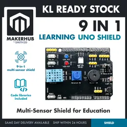 9 in 1 Learning Shield Multi Sensors Shield For Arduino Beginner Learning