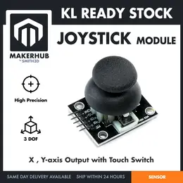 Joystick Module X Y Z axis 5 Pin Analog Joy Stick Controller for Arduino Robotic