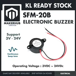 SFM-20B Active Buzzer DC 3-24V Piezoelectric Long Continous Beep