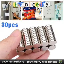 30PCS Super Strong Permanent Magnet Round Disc 8/10mm Rare Earth Neodymium Magnets Fridge Magnet Small Magnets