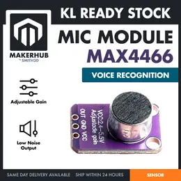 MAX4466 Mic Module Microphone Amplifier Sound Sensor Adjustable Gain Mic