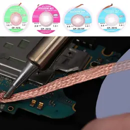 1.5 / 2.0 / 2.5 / 3.0 / 3.5mm Profesional Alat Welding Desoldering Braid Tape Tembaga Solde Wire Tin Solder Removal Soldering Wick