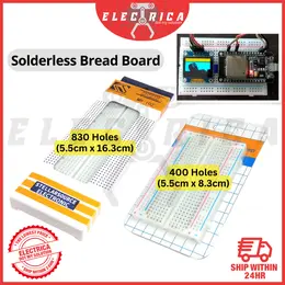 MB102 Solderless Small Large Breadboard 400 830 Holes Dupont Jumper Wire EE Components Arduino UNO Donut Board