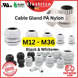 (M-Series M12 - M63) Cable Gland IP68 NYLON CABLE GLAND/PG GLAND/WATERPROOF WIRE CONNECTOR